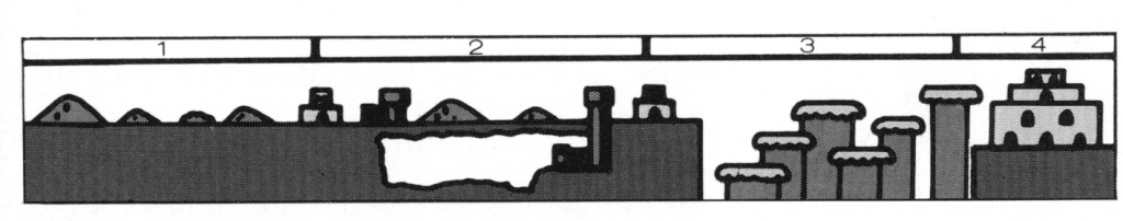 hand drawn level layout